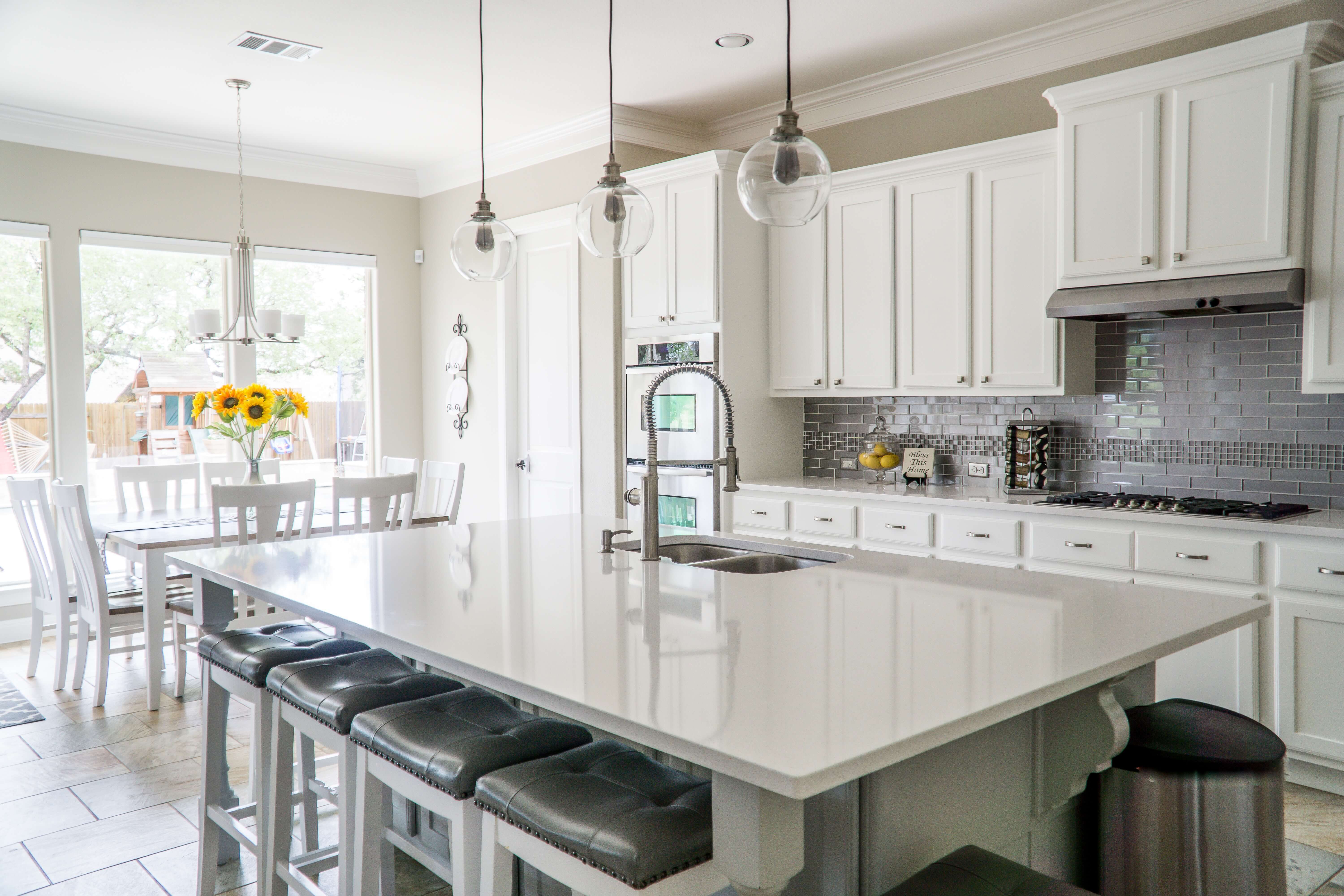 a sparkling clean bathroom with polished surfaces