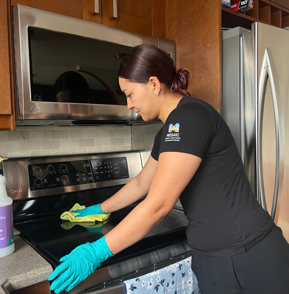 Professional kitchen cleaning service by Miraculous Maids